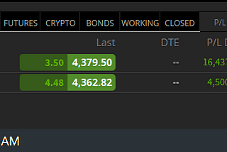 Trading Journal: Nov 6–10