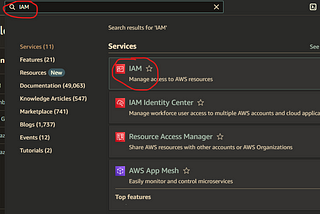 Setting up IAM user on AWS