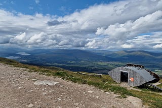 View from Aonach Mòr — Nevis Range Mountain