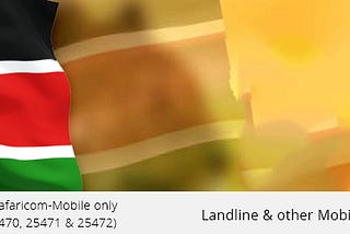 How to Call Kenya from USA and Canada