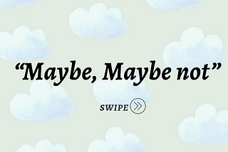 Maybe not everything happens for a reason.