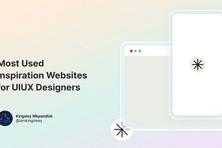 Inspiration websites for UIUX Designers and Developers