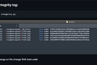 Ticapsoriginal making integrity Log