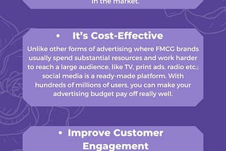 Social Media Marketing for FMCG Brands | Infographic