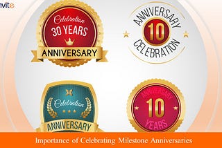 The Importance of Celebrating Milestone Anniversaries