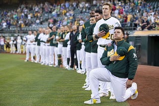 In a league where players have gone silent, Oakland Athletics catcher Bruce Maxwell makes his…