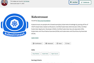It Took Four Fails to Earn This: My Path to Kubestronaut