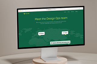Designing an internal microsite for Design Ops Team
