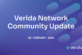 Verida Community Update: Verida Storage Credits Presale Sold Out, AMAs, Partnerships and more