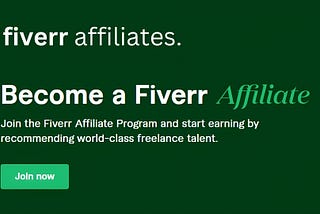 A Complete Guide to Joining the Fiverr Affiliate Program