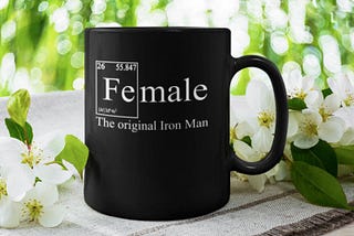 [LIMITED] Female the original iron man mug