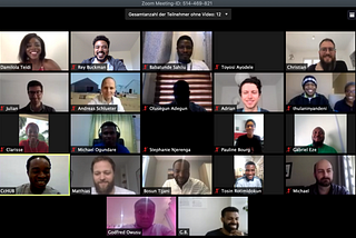 Running a fully virtual accelerator program — Africa4Future 2020