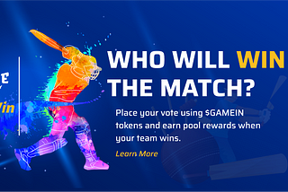 Play Along, Vote For Your Favourite IPL Team, And Earn Crypto, Only On GameInfinity