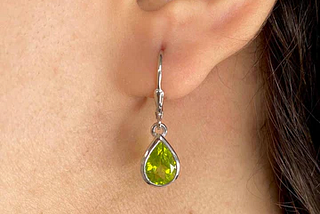 Refined and Radiant: Dainty Peridot Earrings For a Timeless Appeal