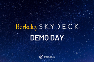 Publica pitched in the first-ever virtual cohort SkyDeck Demo Day