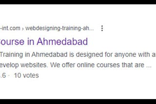 Web Design Course in Ahmedabad