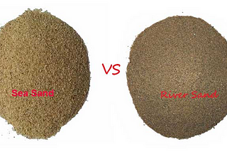 5 Differences Between Sea Sand and River Sand