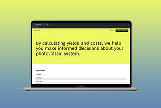 PV Calculate — Making it simple for people to assess whether installing PV panels makes sense for…