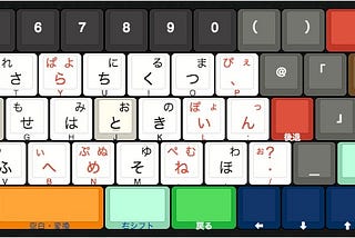 Function Keyを取っ払ってテンキー付けたらこんなレイアウトができました。