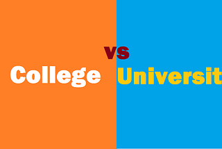 What is the difference Between University and College?
