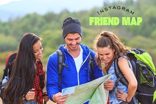 Instagram friend map