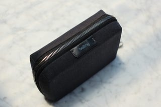 Bellroy Tech Kit Compact standing vertically