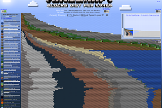 Minecraft- Block Dist per Layer- The making