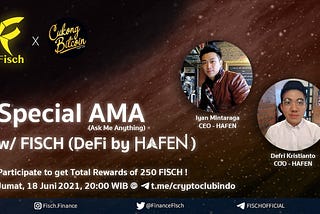 🚀FISCH AMA🚀
Hello Folks, get ready for the first AMA of Fisch!