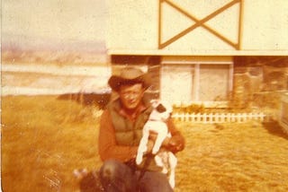 Just a Dog: Dad and Wilbur.