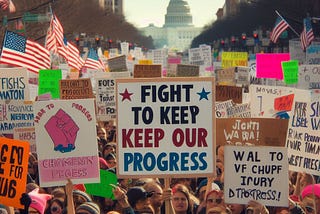 Marching in DC to “Save our Progress”