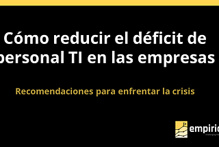 Esta crisis tiene solución