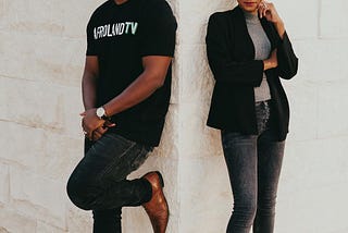Michael Maponga (Left) and Britt Maponga (Right), Co-Founders of AfrolandTV