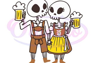 Funny Octoberfest Beer Drinking SVG Cutting Digital File