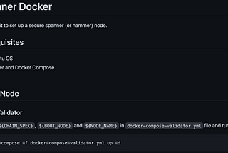 Deploy Your Own Spanner Blockchain Node