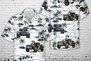 Trophy Truck Vehicle Aloha Hawaiian Shirt