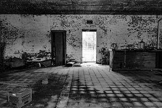 Mike Fritcher- A mostly empty building at Detroit’s Historic Fort Wayne.