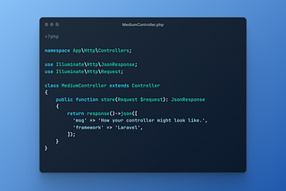 How your controller might look like — Laravel 10 🧹