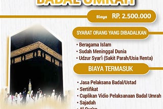 Jasa Badal Umroh yang dilaksanakan oleh muthawwif Alhijaz yang tinggal di Saudi