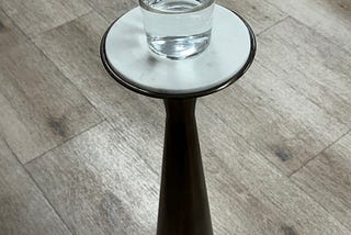 Silhouette Pedestal Drink Table