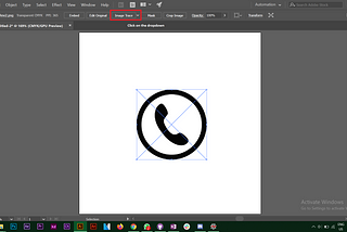 Image trace in Adobe Illustrator