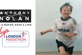 Andrew’s running the London Marathon in aid of Anthony Nolan