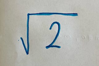 Why √2 is not a rational number