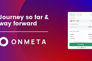 Onmeta: Journey so far & way forward