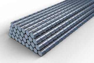 What is the basic idea on TMT steel bars used in the construction industry?