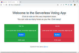 Build a voting website that doesn’t crash under load (in under an hour)