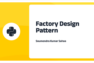 Factory design pattern