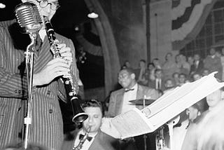 Benny Goodman. The Library of Congress, CC BY-SA 4.0, via Wikimedia Commons via Wikimedia Commons.