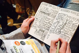 Sketchnotes from the 2017 AIGA Design Conference