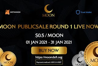 MOONDEFI PUBLIC SALE IS LIVE !!!