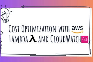 Let’s explore a practical example of how we can achieve cost optimization using AWS services…